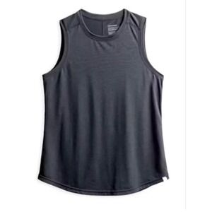 NWT Ministry of Supply Womens Composite Merino Active Tank XS Base Layer Black